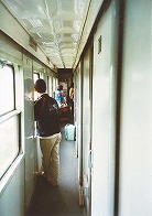 ベトナム鉄道車内